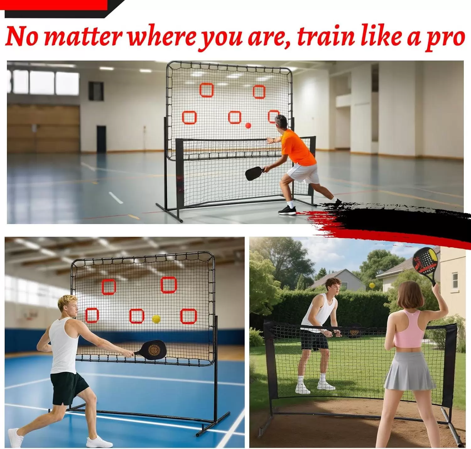 كرة بيكلبول أنبوبية فولاذية 2 في 1 مقاس 6 &times; 6 أقدام