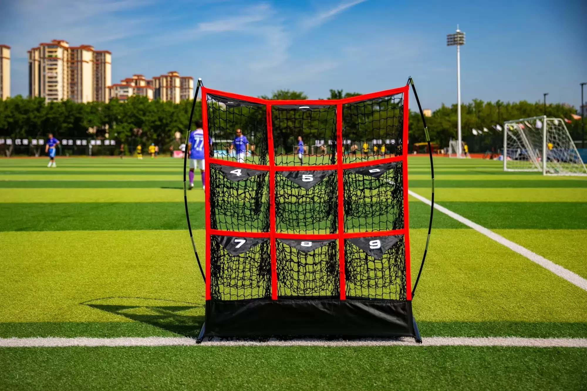 شبكة رمي الكرة ذات 9 فتحات