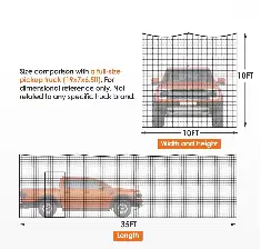شبكة قفص البيسبول والسوفتبول (الشبكة فقط)