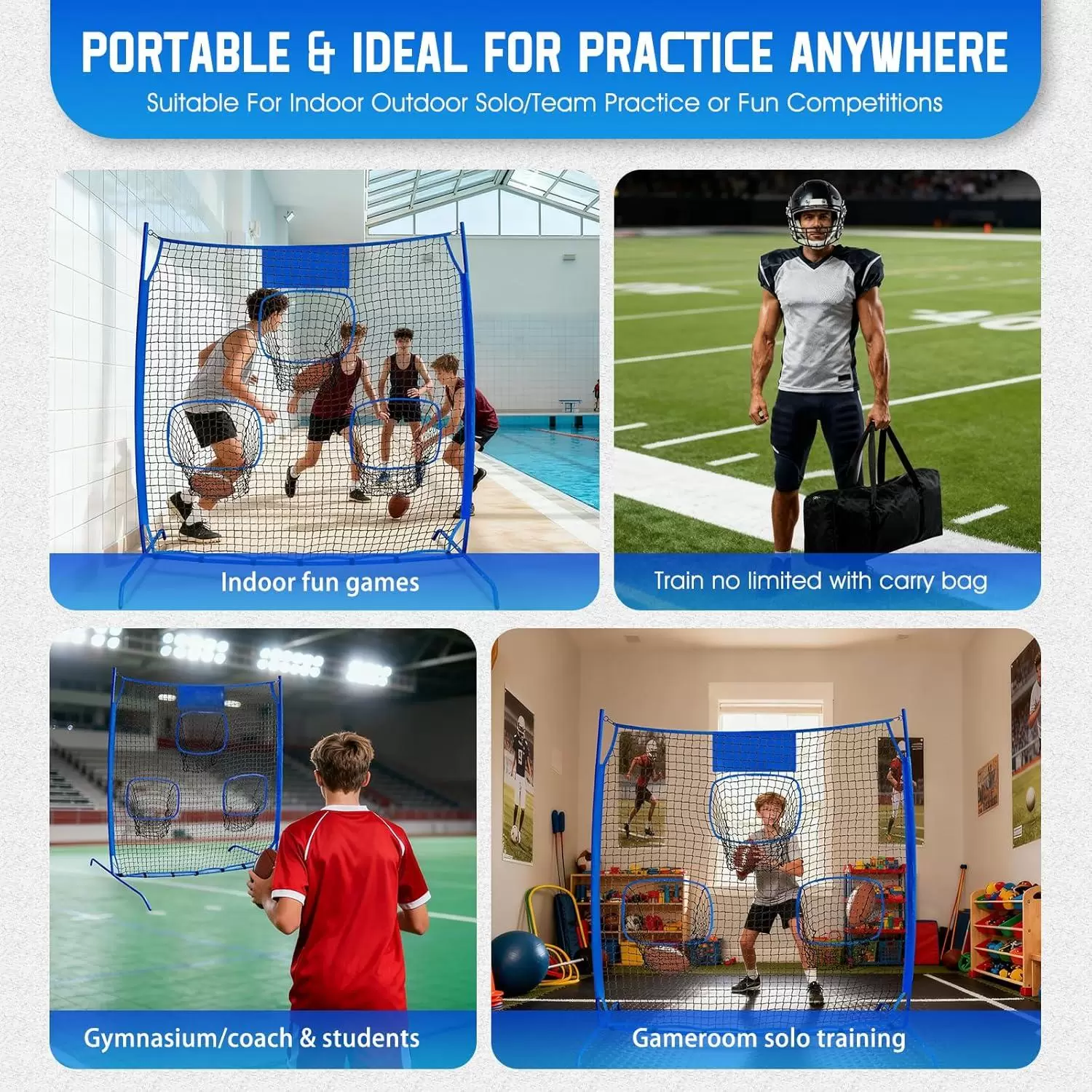 شبكة تدريب رمي الرجبي II