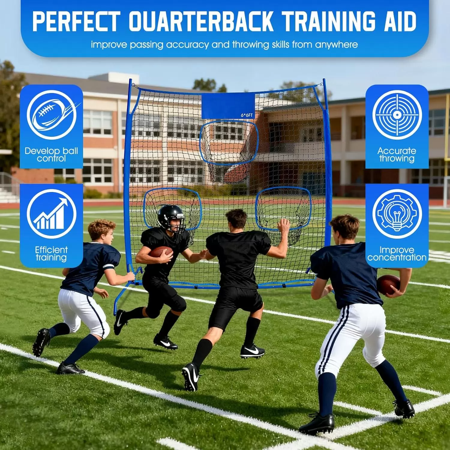 شبكة تدريب رمي الرجبي III