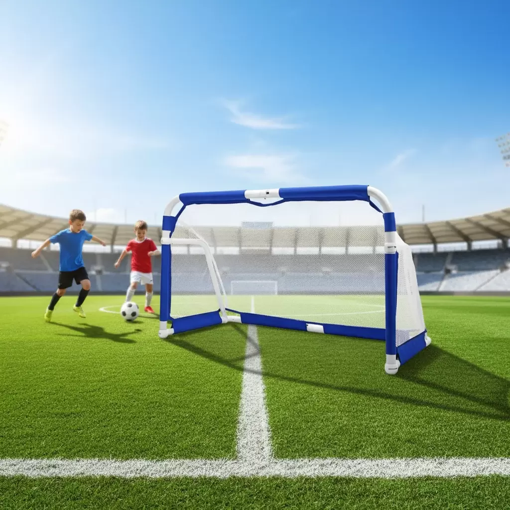 مرمى كرة قدم قابل للطي مصنوع من أنابيب الألومنيوم