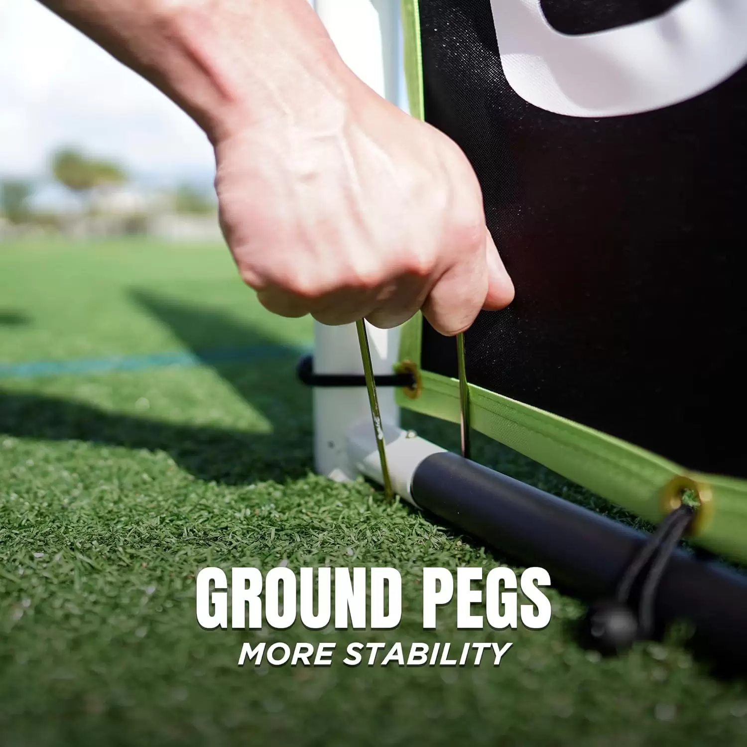 جهاز تدريب ارتداد أهداف كرة القدم 3 في 1