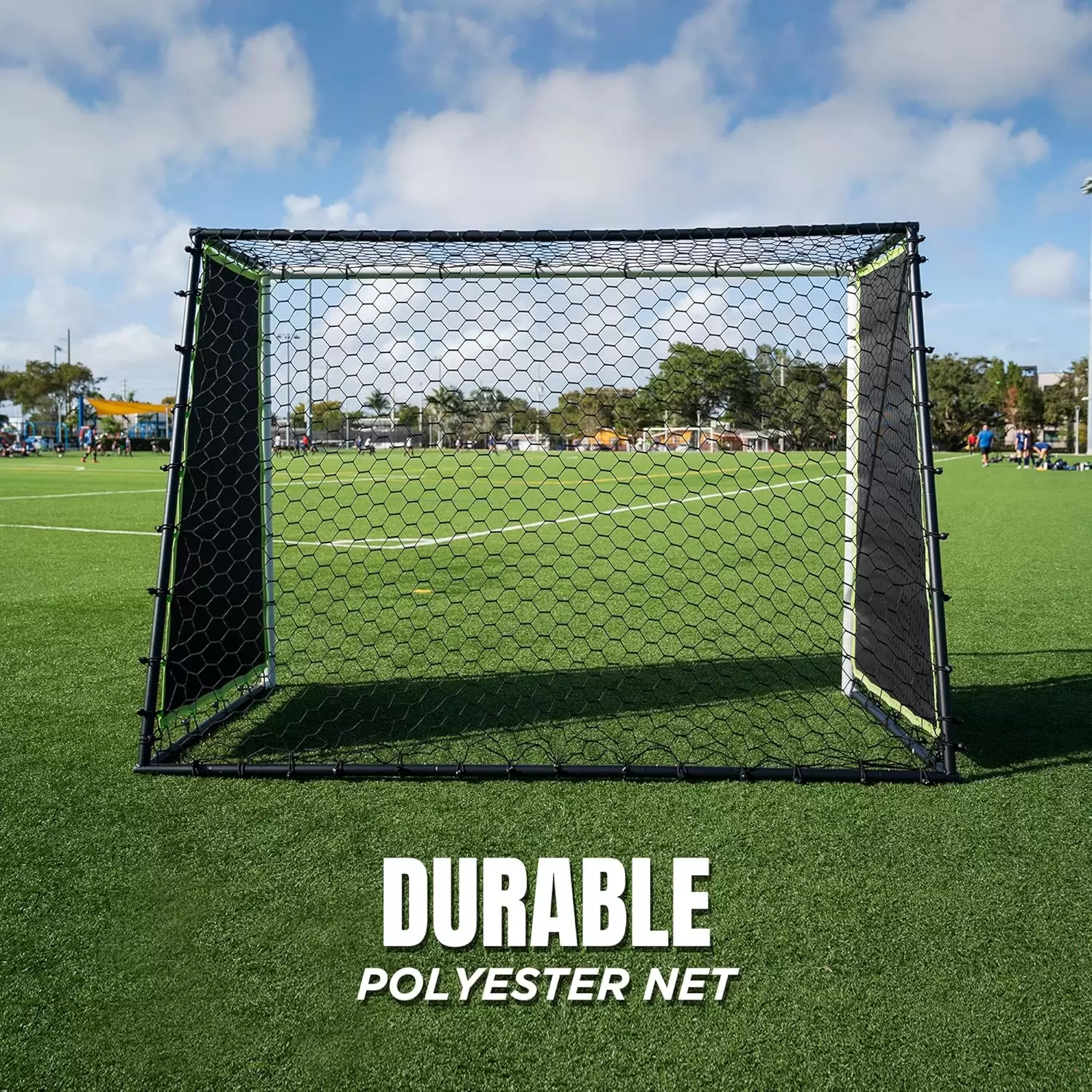 جهاز تدريب ارتداد أهداف كرة القدم 3 في 1