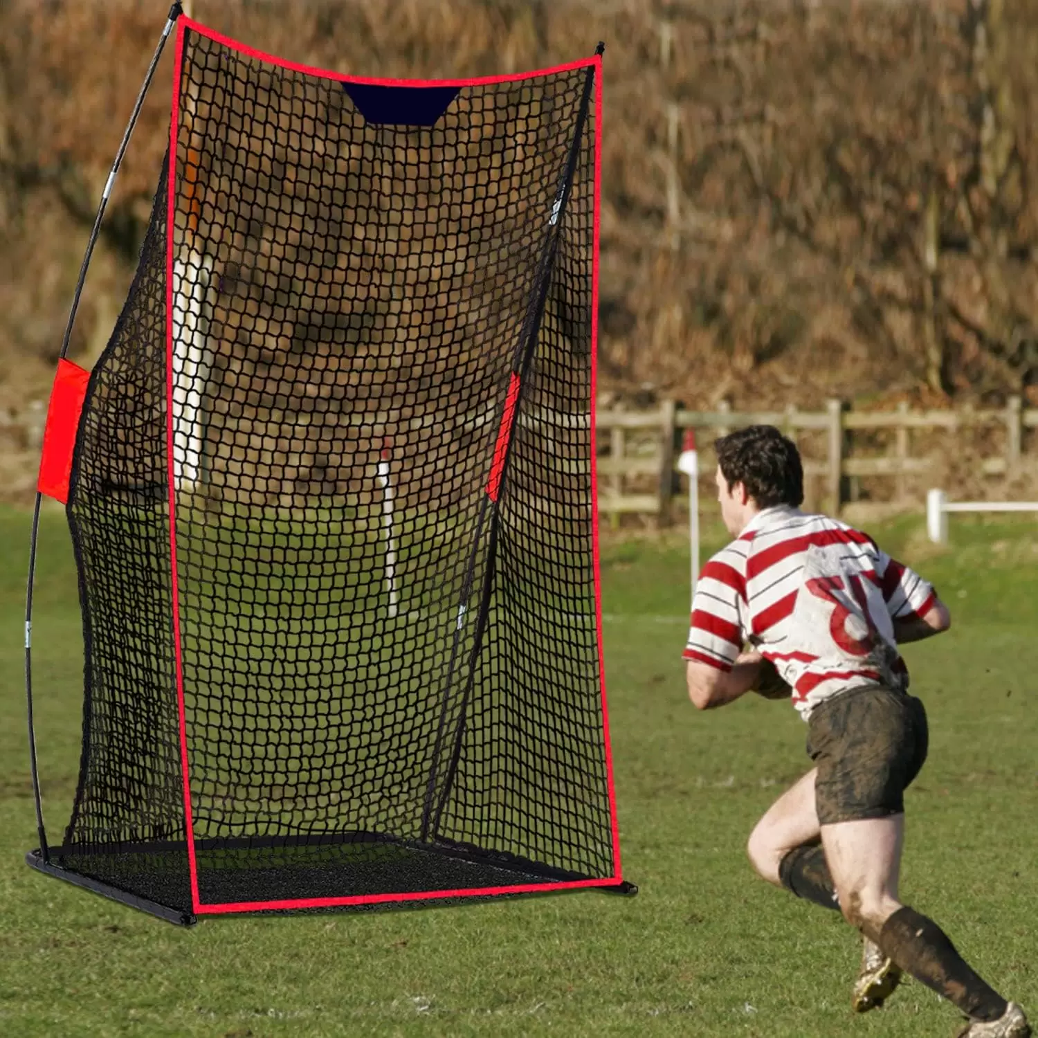 شبكة تدريب الرجبي 4 &times; 7 قدم