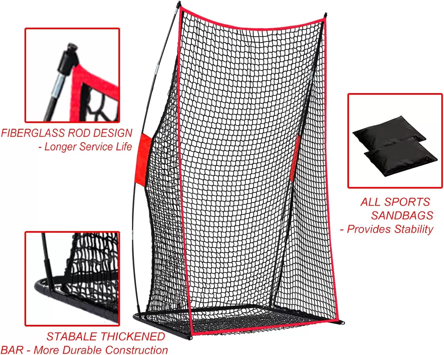 شبكة تدريب الرجبي 4 &times; 7 قدم