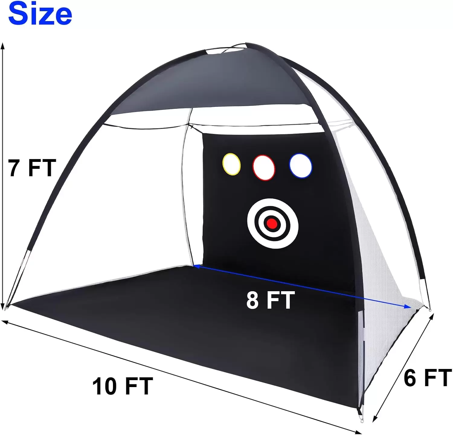 شبكة تدريب جولف على شكل خيمة &Iota;