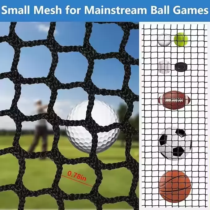 قفص جولف خفيف الوزن بأبعاد 10&times;10&times;10 قدم مع قماش للهدف